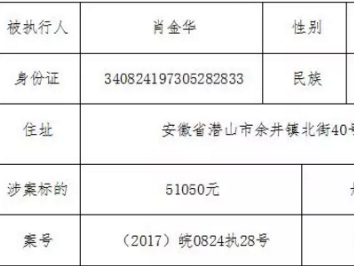 潛山市人民法院發布懸賞公告 懸賞金5000元