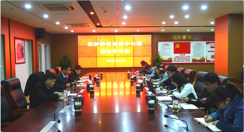 筑夢新區召開黨委中心組理論學習會議 傳達全市黨的工作會議等系列會議精神