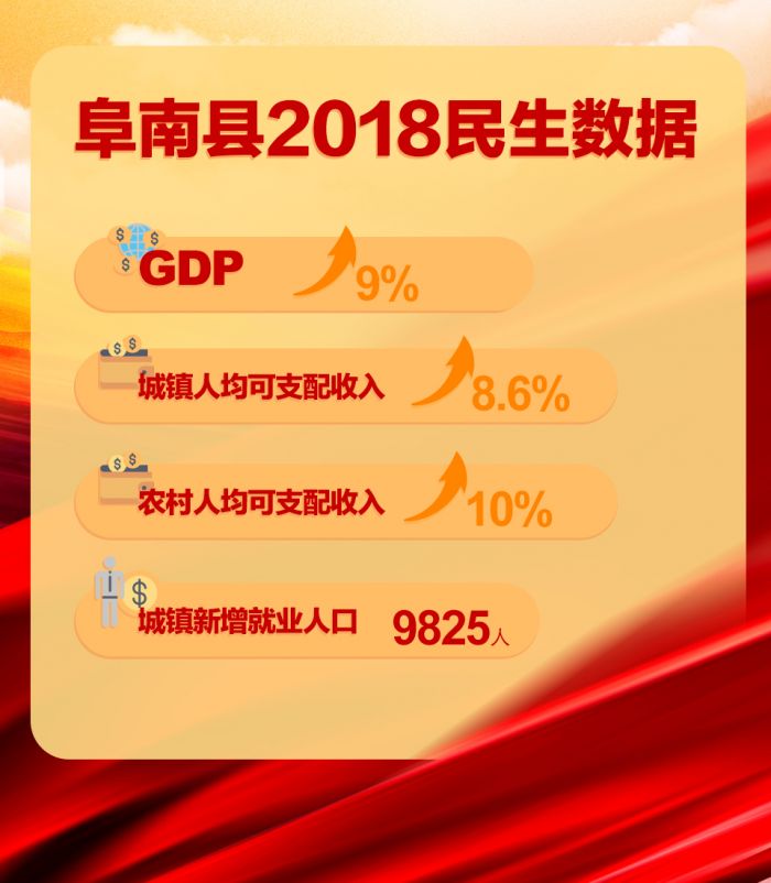 阜陽市阜南縣2018民生報告