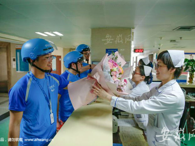 過去12個月 合肥醫護人員收到723個愛心訂單