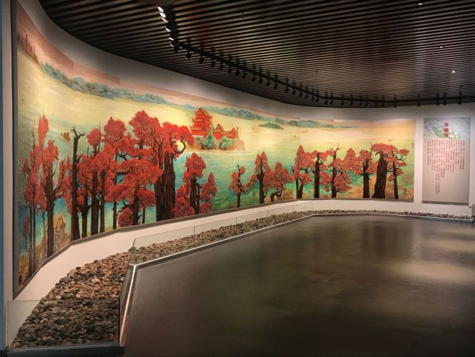 國內最大木刻原板版畫《巢湖頌》5月18日展出