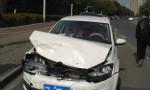 合肥匡河路四輛車被撞 不同程度受損