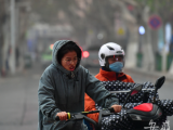 合肥：冷空氣帶來大風降溫（組圖）