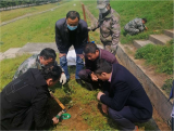 滁州南譙區水利局對獨山水庫大壩進行白蟻檢查