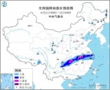 暴雨黃色預警繼續發布！全國10省市有大到暴雨