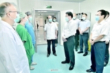 楊光榮到臨泉縣走訪慰問抗疫一線人員 