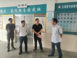 市衛健委到寺前鎮驗收健康鎮創建工作