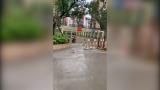 合肥金嶼海岸小區及附近路段積水嚴重 多輛車被淹