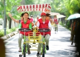  騎行森林公園  關愛自然踐行低碳出行