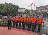 肥西縣三河鎮集結民兵待命 備戰防汛任務