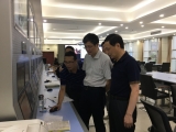 省氣象局黨組紀檢組長張愛民到安慶督查強降水氣象服務工作