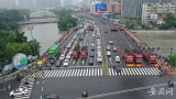 無人機(jī)直擊：合肥南淝河水位暴漲  