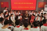 揚子路小學(xué)聯(lián)合社區(qū)開展“聆聽紅色故事，傳承紅色基因”主題教育活動