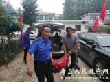 壽縣城管局慰問防汛救災一線工作人員