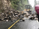 黃山市多地山體塌方 部分道路中斷