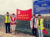 合肥市六安路小學榮城花園分校黨員教師抗戰在防汛第一線