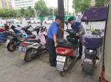 肥西縣城管局持續開展非機動車專項整治