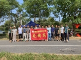 巢湖市烔煬中學(xué)巢湖大堤巡堤查險工作完美收官