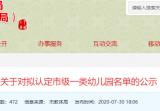 六安擬認定26所幼兒園為市級一類幼兒園 正在公示