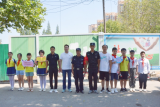 合肥市新安江路小學少先隊員自發表心意感恩聯防隊員助力回家路