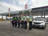 淮南高速二大隊：“聯合一路三方”積極做好國慶節前交通安全宣傳工作