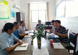 合肥市人社局對廬江縣樂橋鎮中心小學市級課題項目經費資助進行實地考察