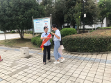 宣傳提高人民幣整潔度  郵儲銀行東至縣支行在行動