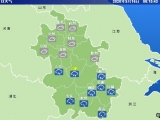 今明兩日，皖南局地有大暴雨